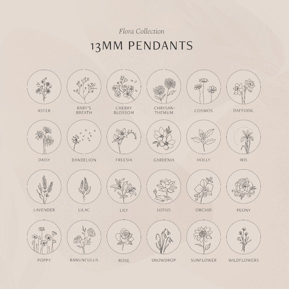 Baby's Breath Floral Bohemian Cute Charm Necklace - Picture 9 of 16